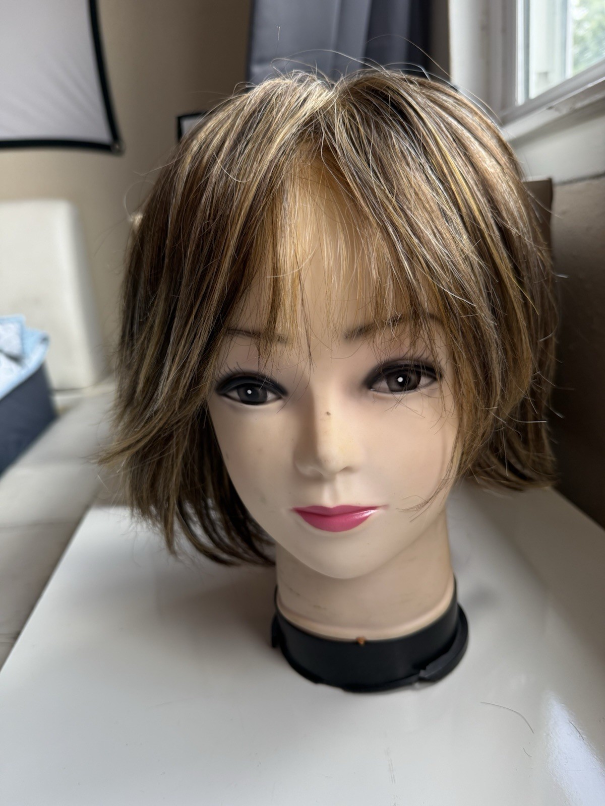 Estetica Deena Lace Front Bob Wig R8/26H Brown Frost Synthetic Pre-Owned