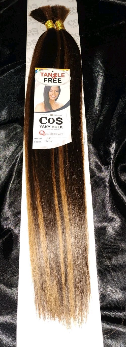 Milky Way 100% Human Hair Master Mix Braiding Hair 16″ or 18″ Pick your Color