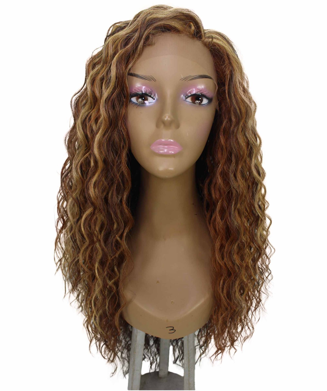 LUXLUXE Shanice Wavy Trendy 30 in Long Lace Front Cap Wig, Heat Resistant Fibers