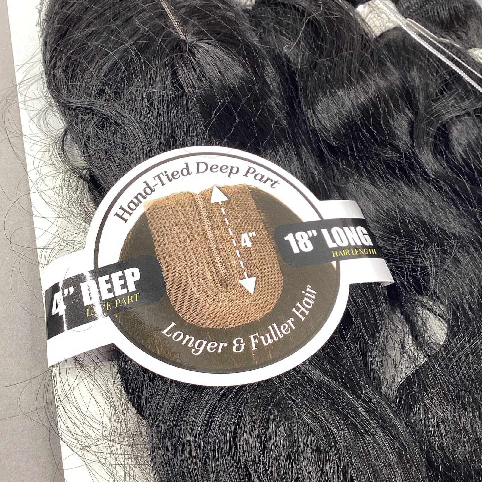 Body Wave #1B Off Black 18” 22” All-in-One Premium Synthetic Hair Extensions