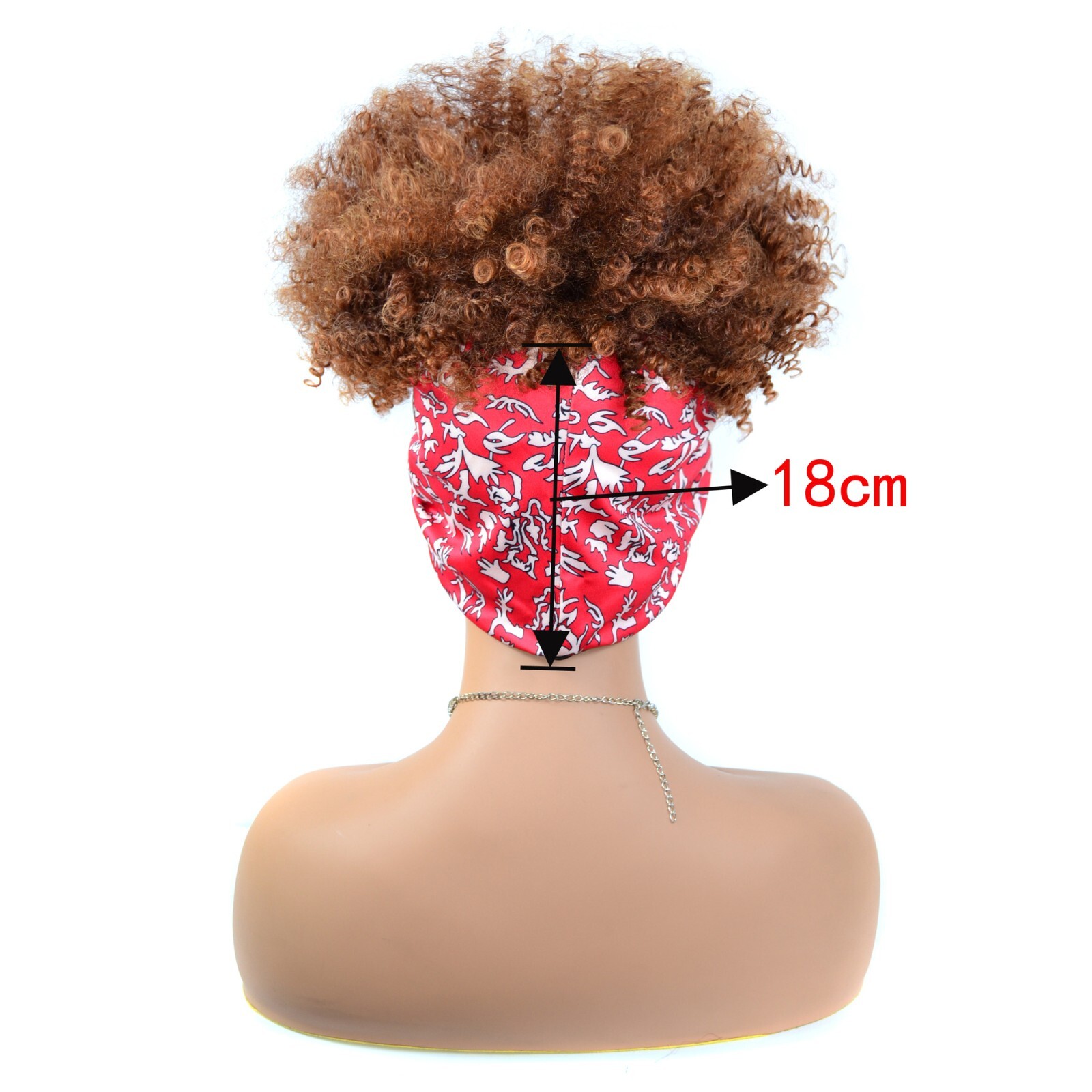 8″ Afro Faux Locs Headband Wigs Dreadlock Wigs for Women Twist Curly Hair Wigs