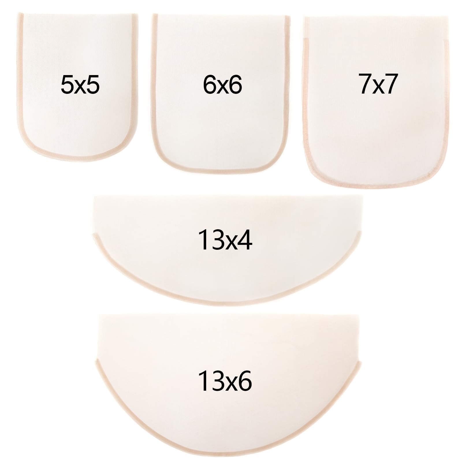 Ultra-Thin 0.1mm HD Lace for Wig Making – 13×4 Swiss Lace Net Base, 1 Piece