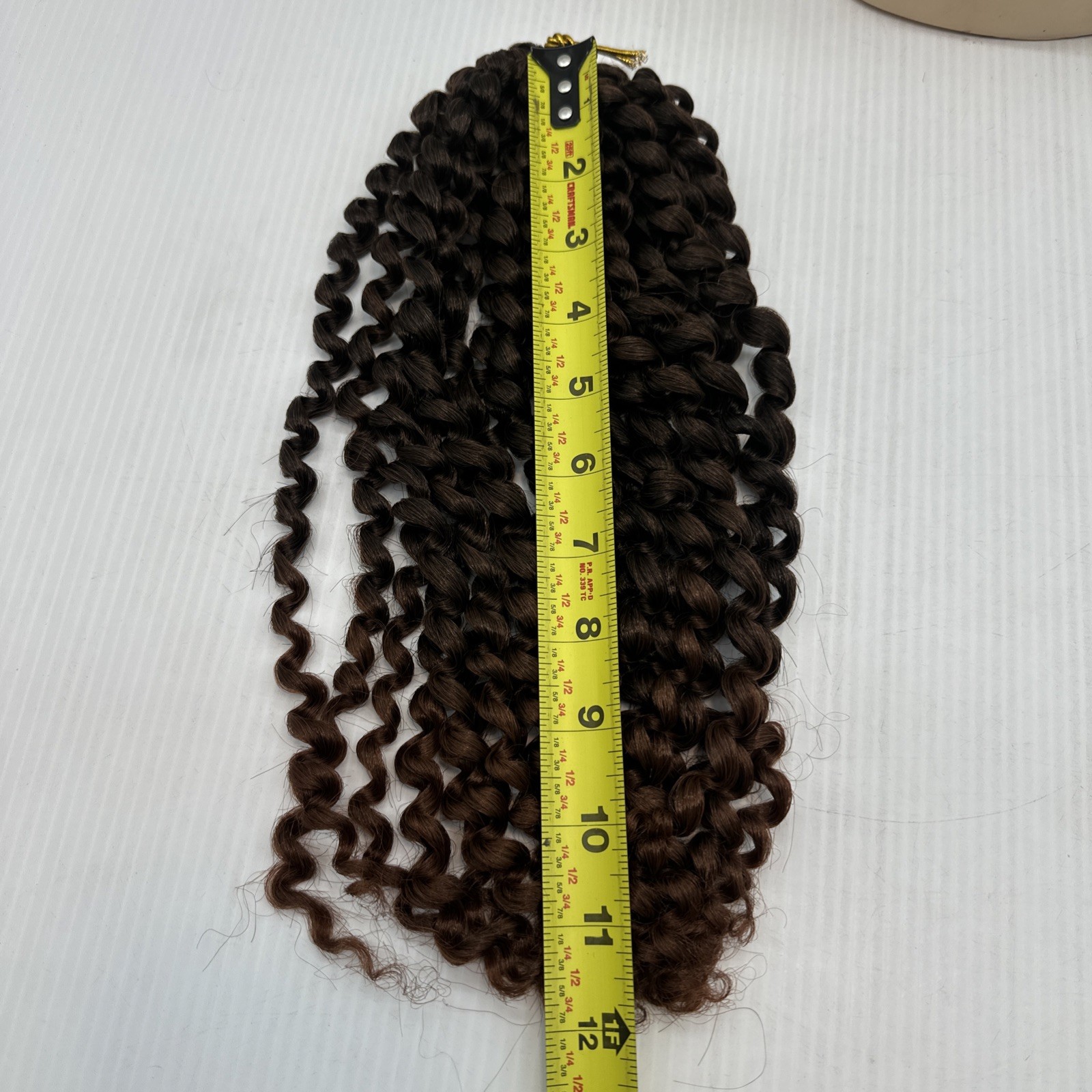5 Packs Twist Crochet Hair 12 Inch Pre Looped Brown/ Dark Brown Synthetic {NN}