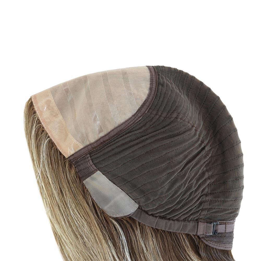 European Cuticle Remy Hair Luxury Women Wigs Silk Top Human Hair Wigs 12.5”