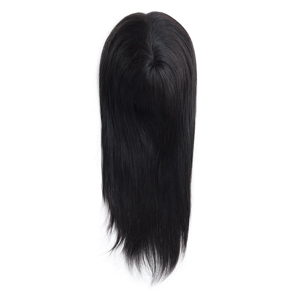Women Topper Human Hair Toupee Straight Hair Replacement Top Pieces 8×10 16”
