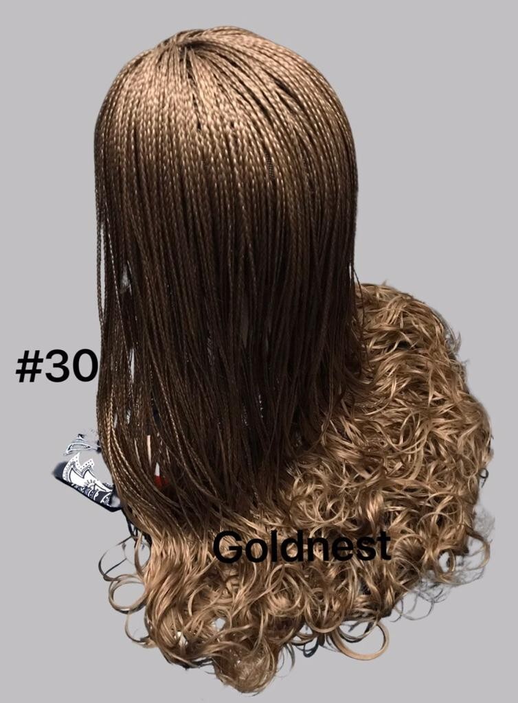 24″ inches Braided Spanish/French spiral Curls Synthetic-Wig~~T 30