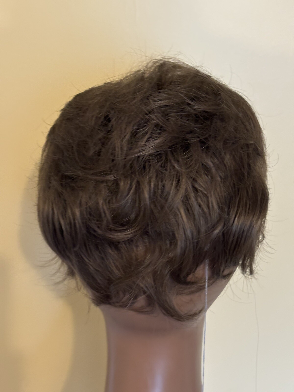New TWC “Sure Thing” Topper Hairpiece #10 Medium Ash Brown 4 Pressure Clips NWT