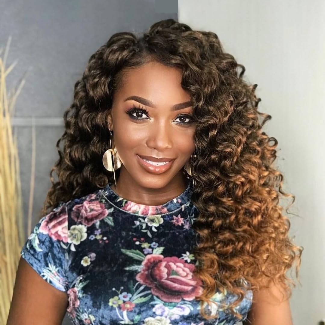 Ameli Ocean Wave Crochet Hair 14Inch 7Packs Curly Crochet Hair For Black Women