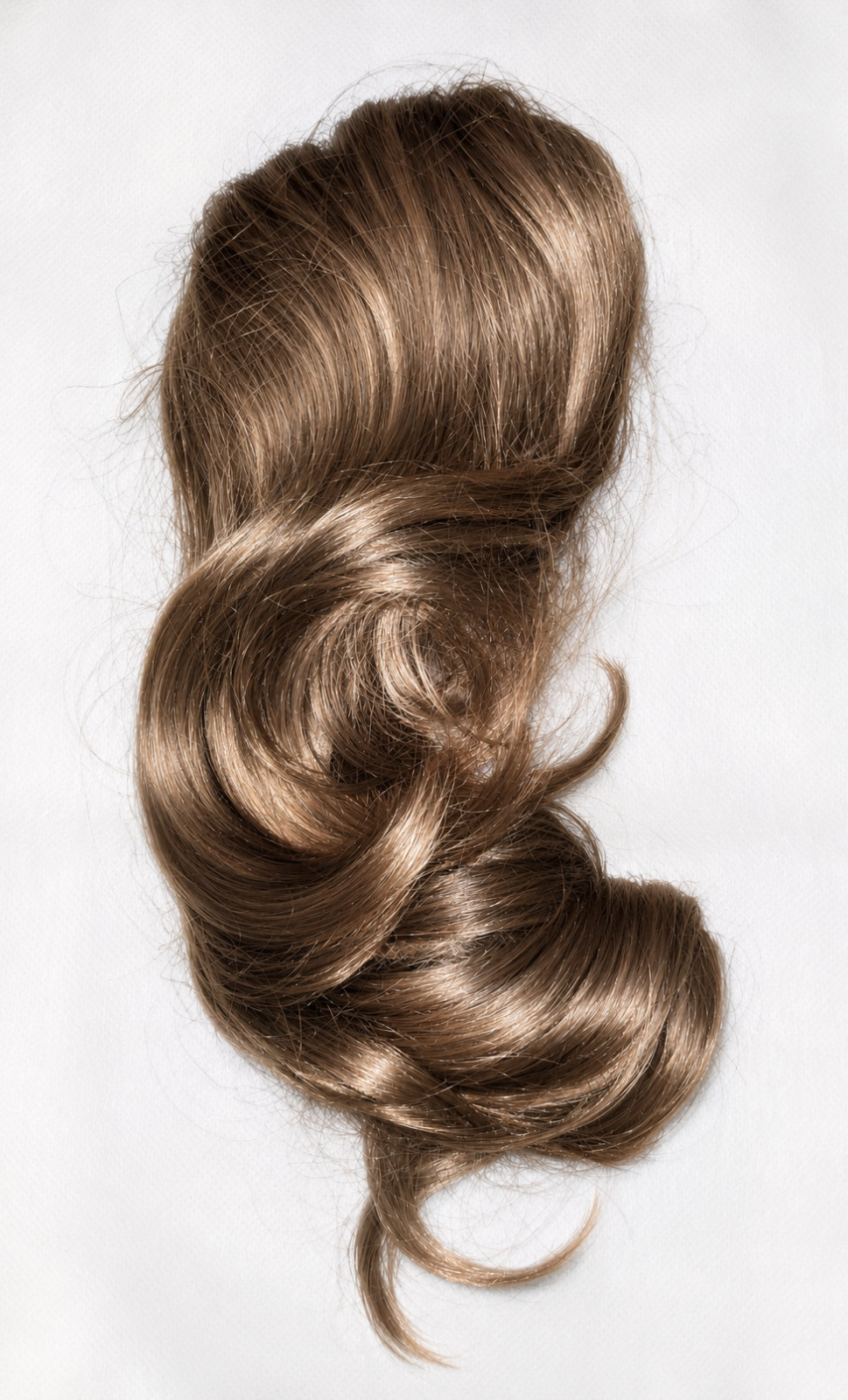 New Pageant Dark Blonde Real Human Hair Wavy Ponytail Glam Volume High Quality