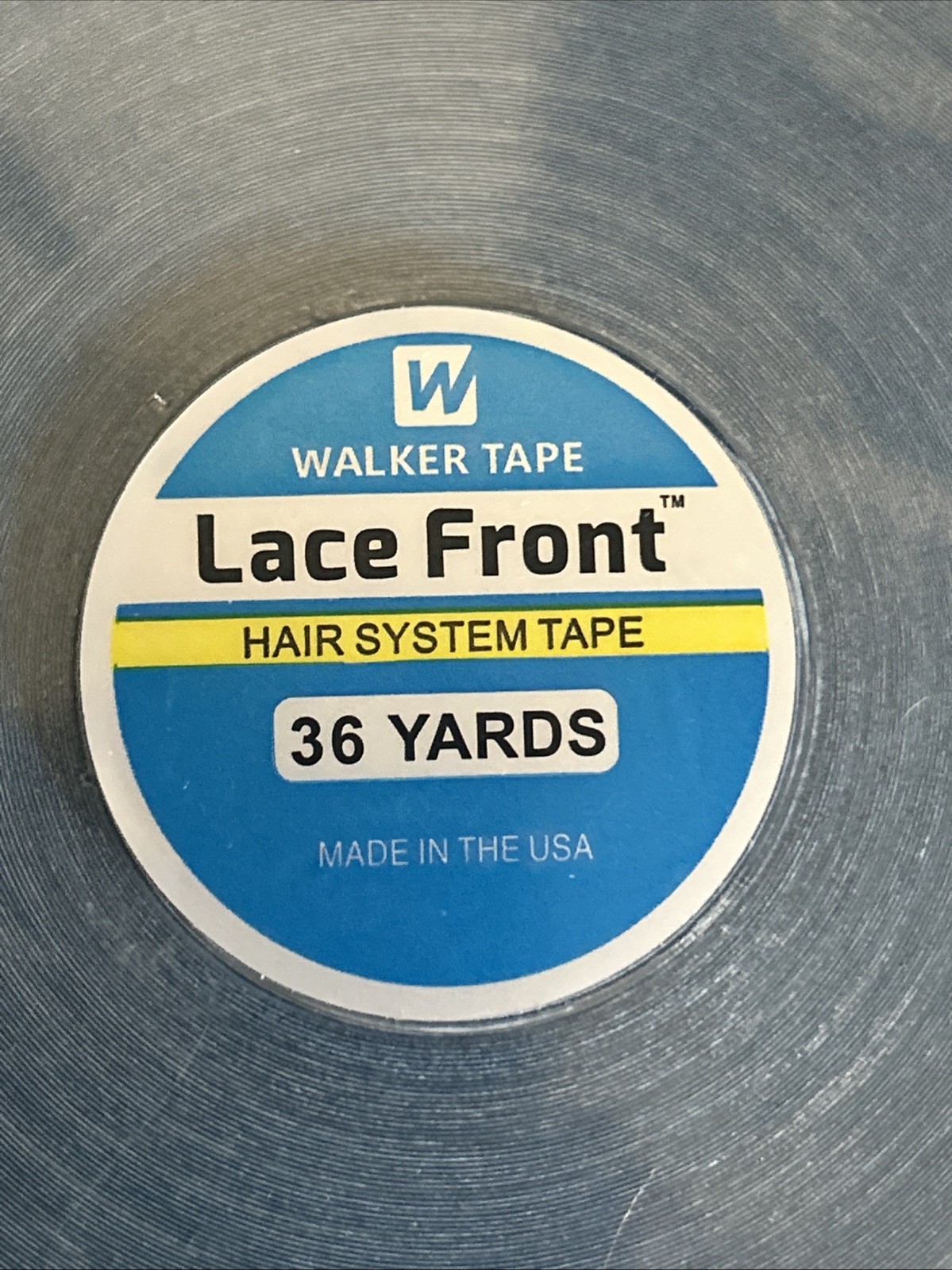 Walker Tape Lace Front Hair System Tape 1/4” x 36 Yards Blue Liner Sealed