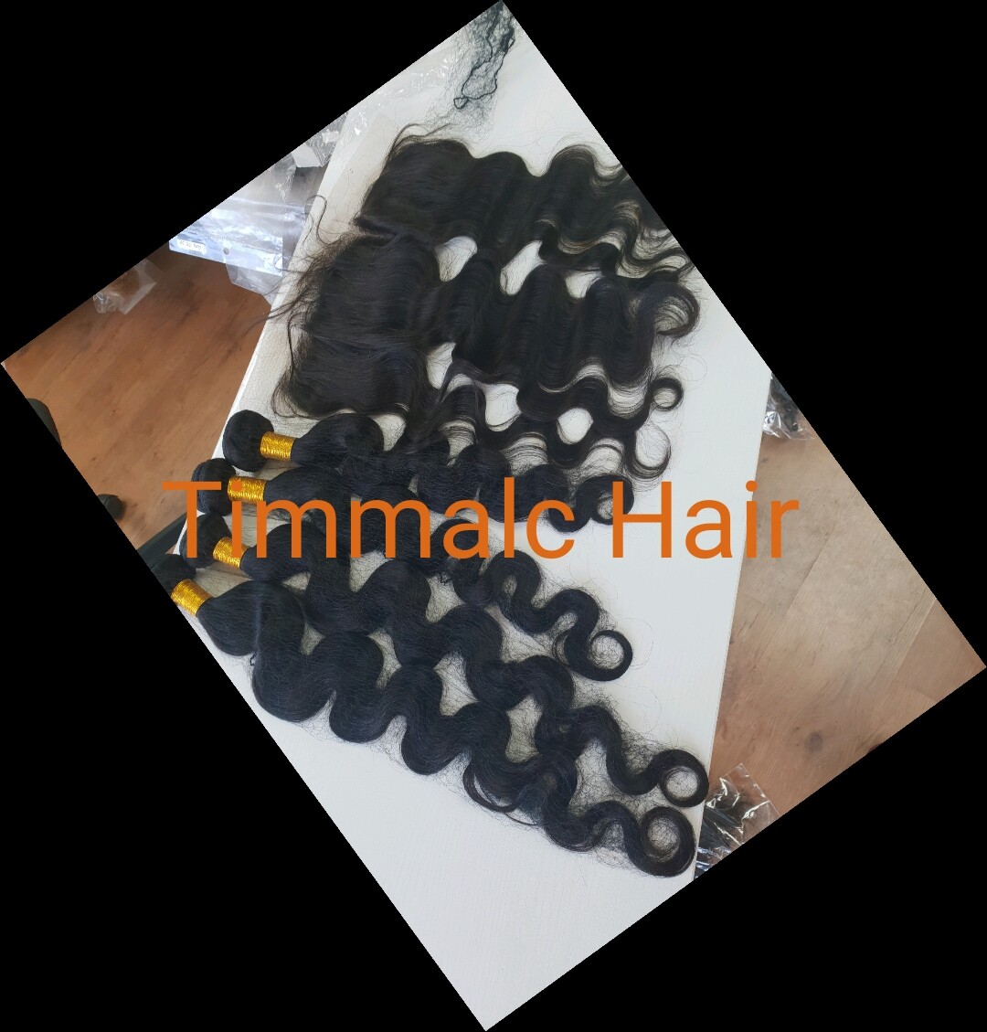 12A PERUVIAN Virgin HUMAN HAIR 5BUNDLES BODY WAVES 24+26+28+30&20 FRONTALS 13X4