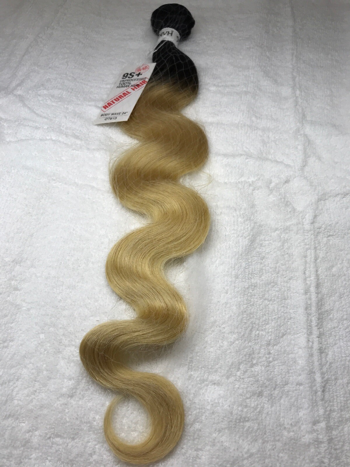 9S+ 100% Unprocessed Brazilian Virgin Remy Body Wave 24″_#OT613**