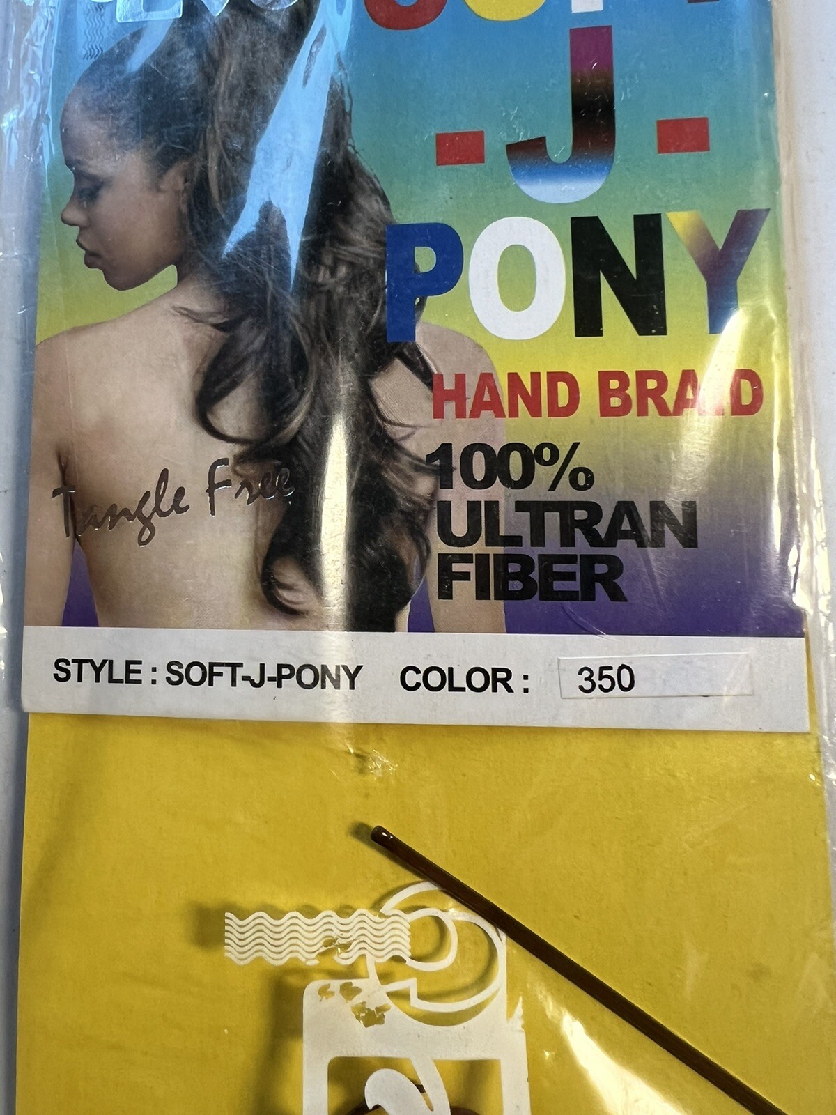 Soft-J-Pony SYNTHETIC FIBERS COLOR 350 NIP NRM20B