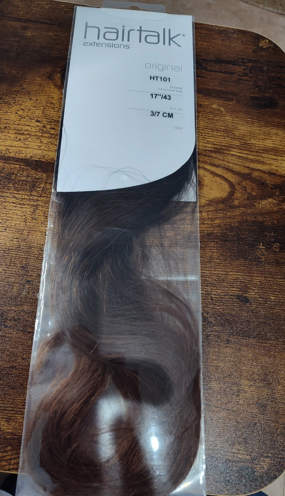 Hairtalk Hair Extensions original Tape-in 20 bands HT101 17″ 43cm 3/7 CM