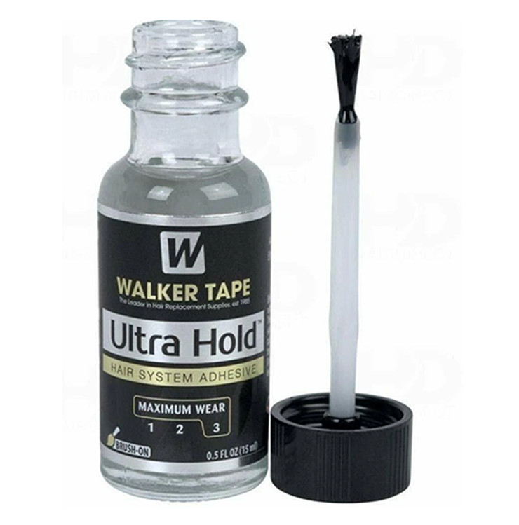 Walker Ultra Hold Adhesive Hairpiece, Hair Replacement System Wig Glue 0.5oz