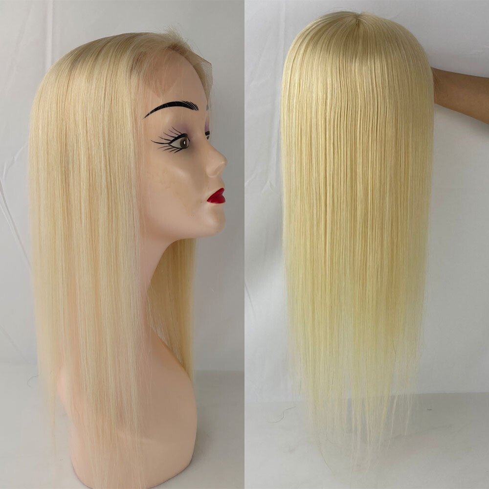 Light Blonde Silk Base Lace Closure 5*5 Virgin Human Hair Silk Top Closures #613