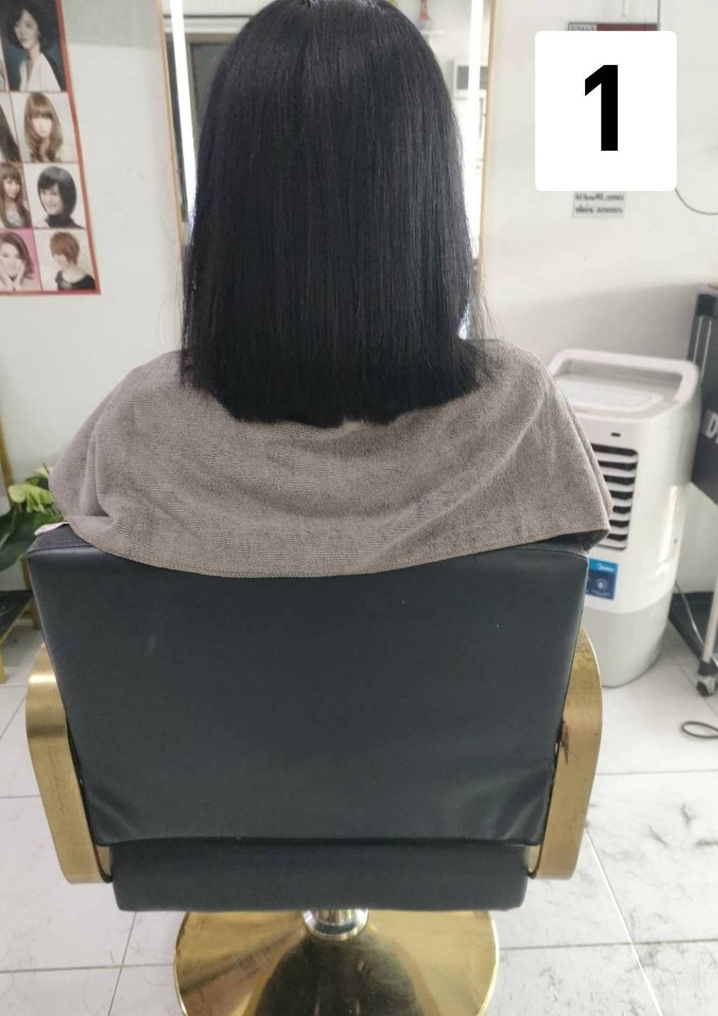 00s15p1 human hair 19 inch 0.094 Ib, 43 gr