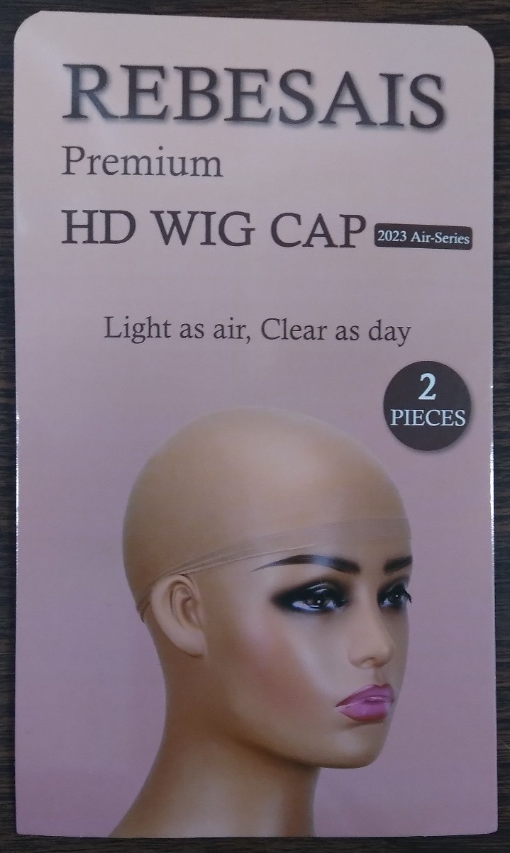 Rebesais 5 pk 10 pc Bulk Wig Cap women sheer light thin nylon invisible hairline