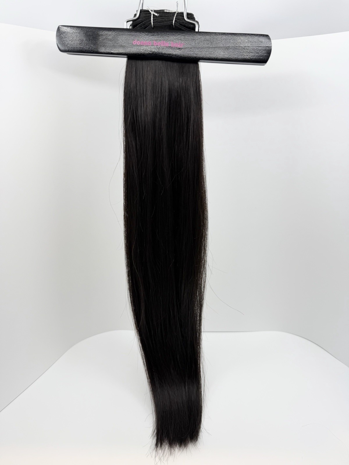 Donna Bella Hybrid Weft Extension Full Pack 22” 2N Natural Darkest Brown NEW