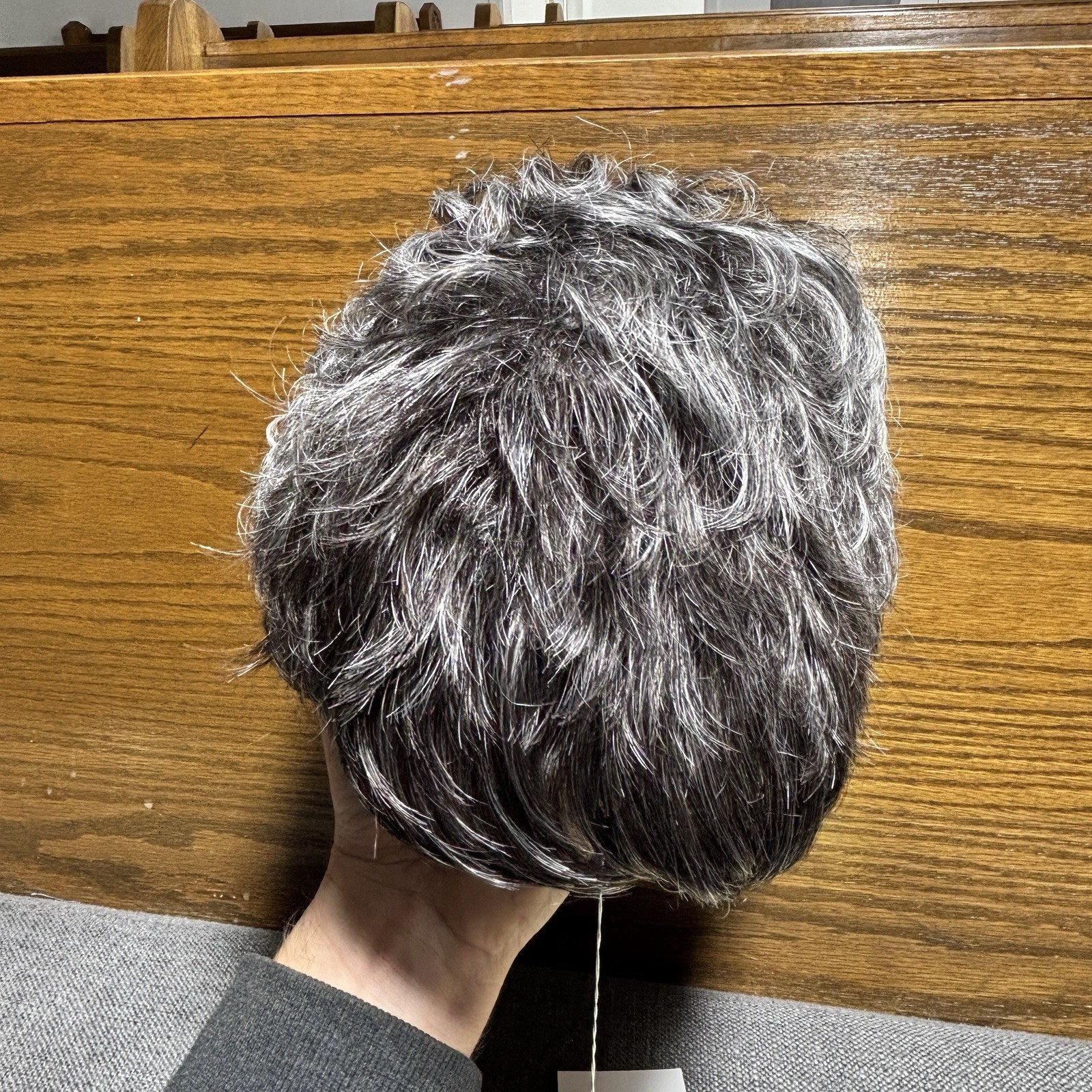 Gabor Instinct Wig Petite/Average 511C Sugared Charcoal Short Shag NWT