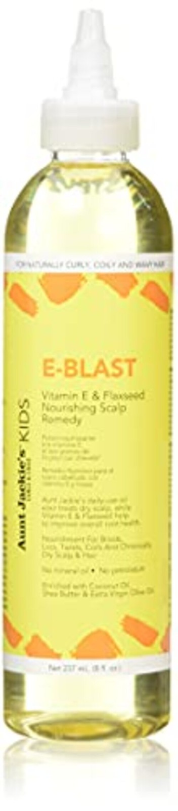 Kids E-Blast Daily Oil for Dry Scalp, Vitamin E and 1 Fl Oz (Pack of 1) Yellow