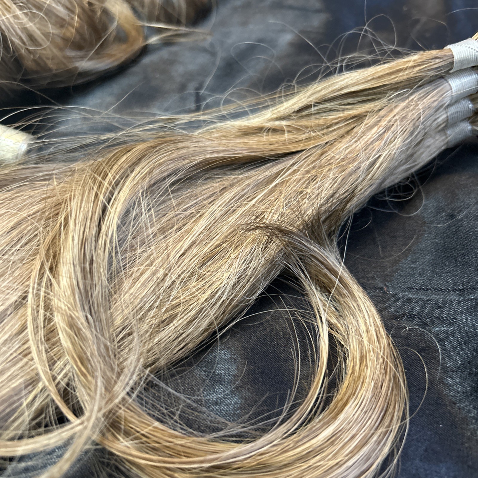 Lot Clip In Hair Extensions Brunette 13- 22” Long 8 Clip In Pieces Same Color