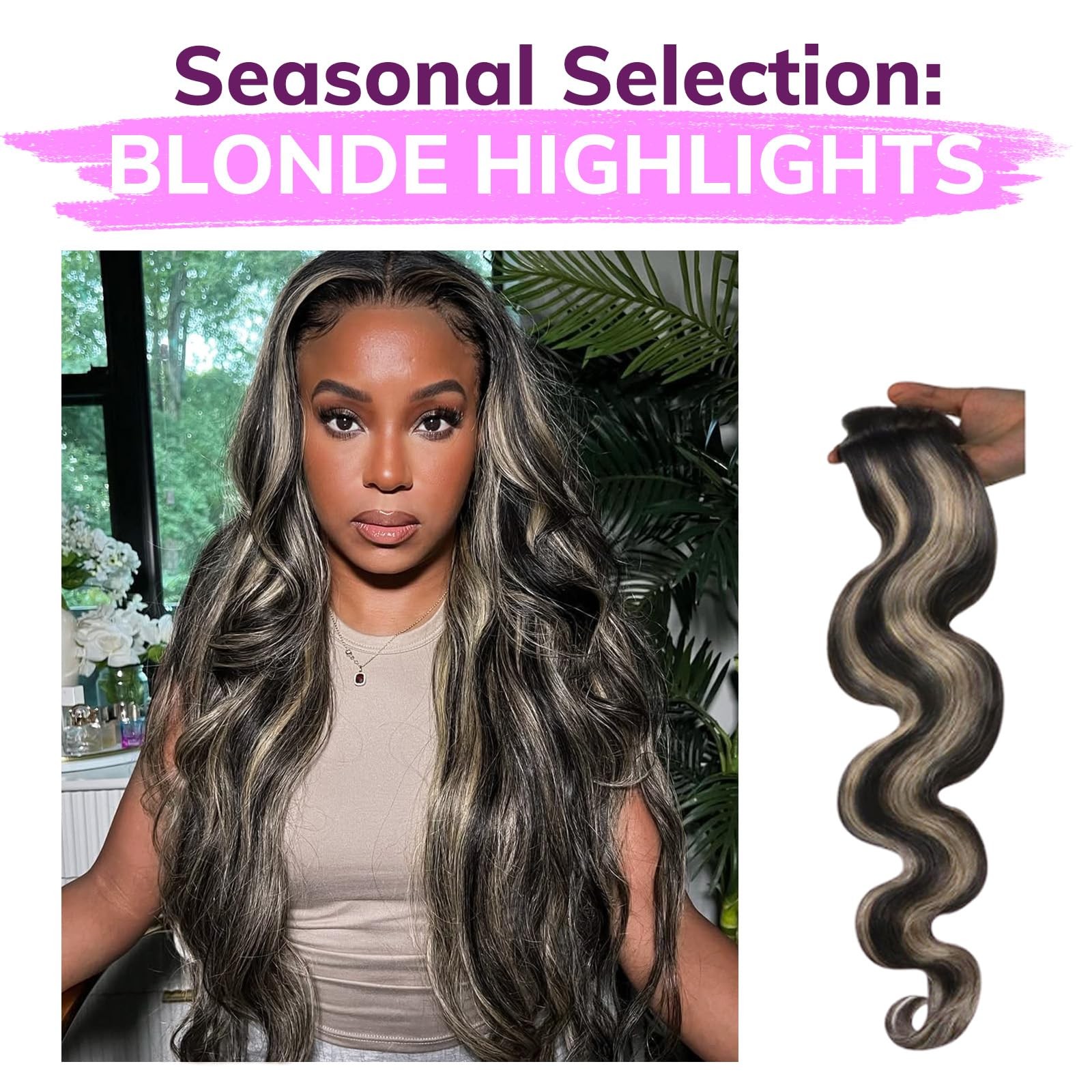 Idn Beauty Seamless Clip In Hair Extensions Human Hair 110G 16 Inch 1B/19/1B