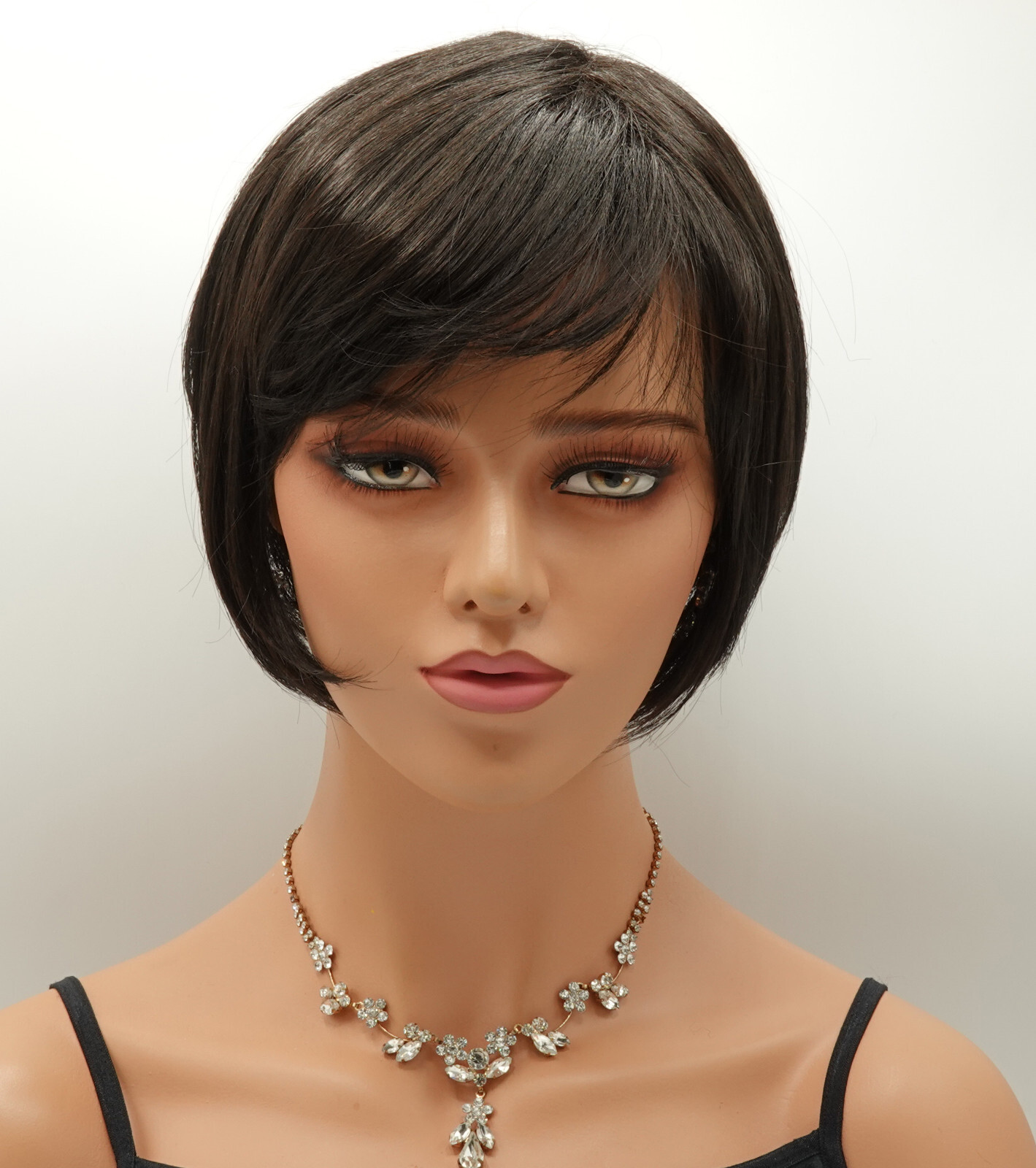 LAYERED BOB Wig by HAIRDO, R4 Midnight Brown/Dark Brown, HeatFriendly
