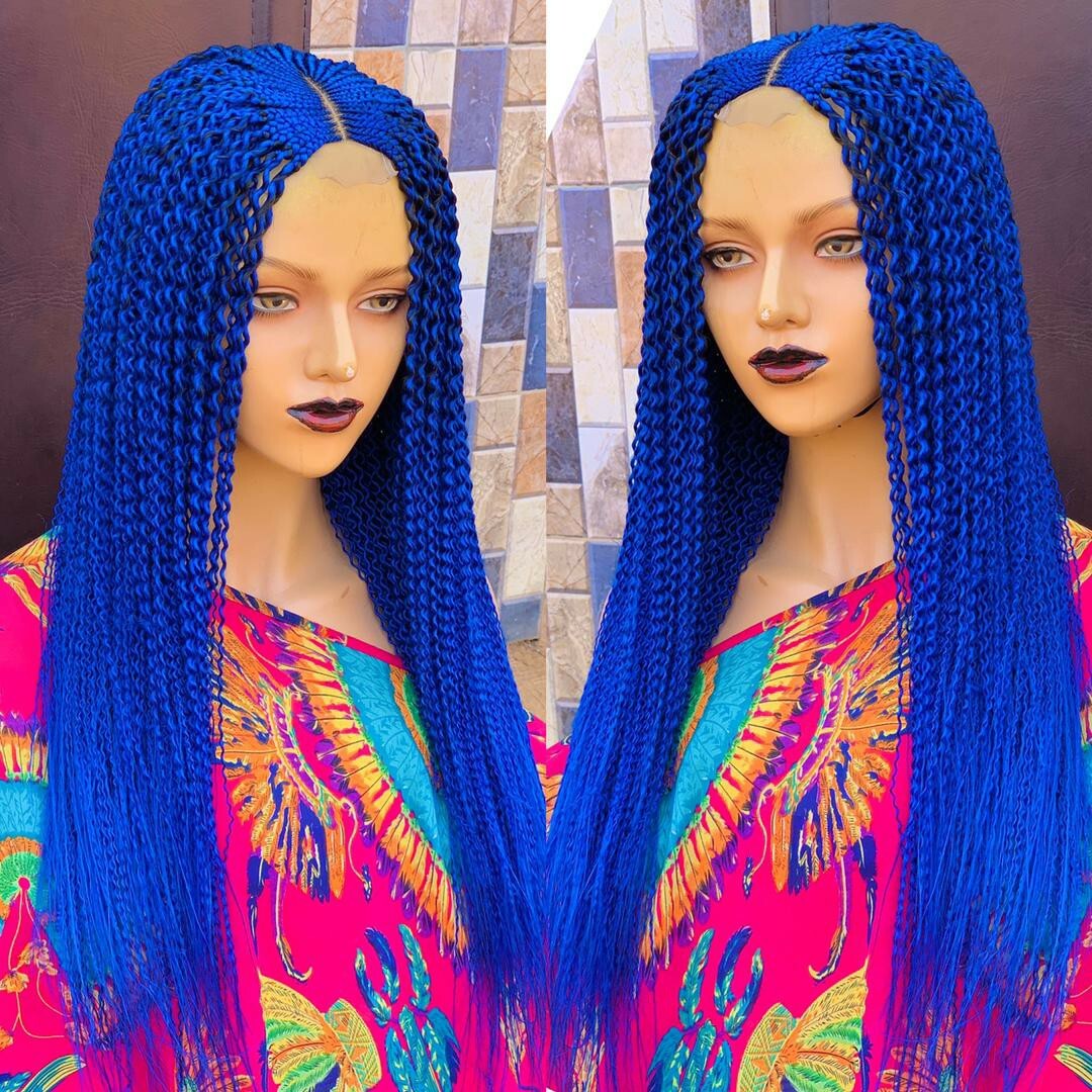 AFRICAN BRAIDED WATERMELON WIG