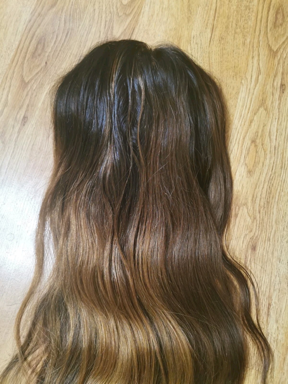 Quality European Full Lace Brown Human Hair wig 24″ New