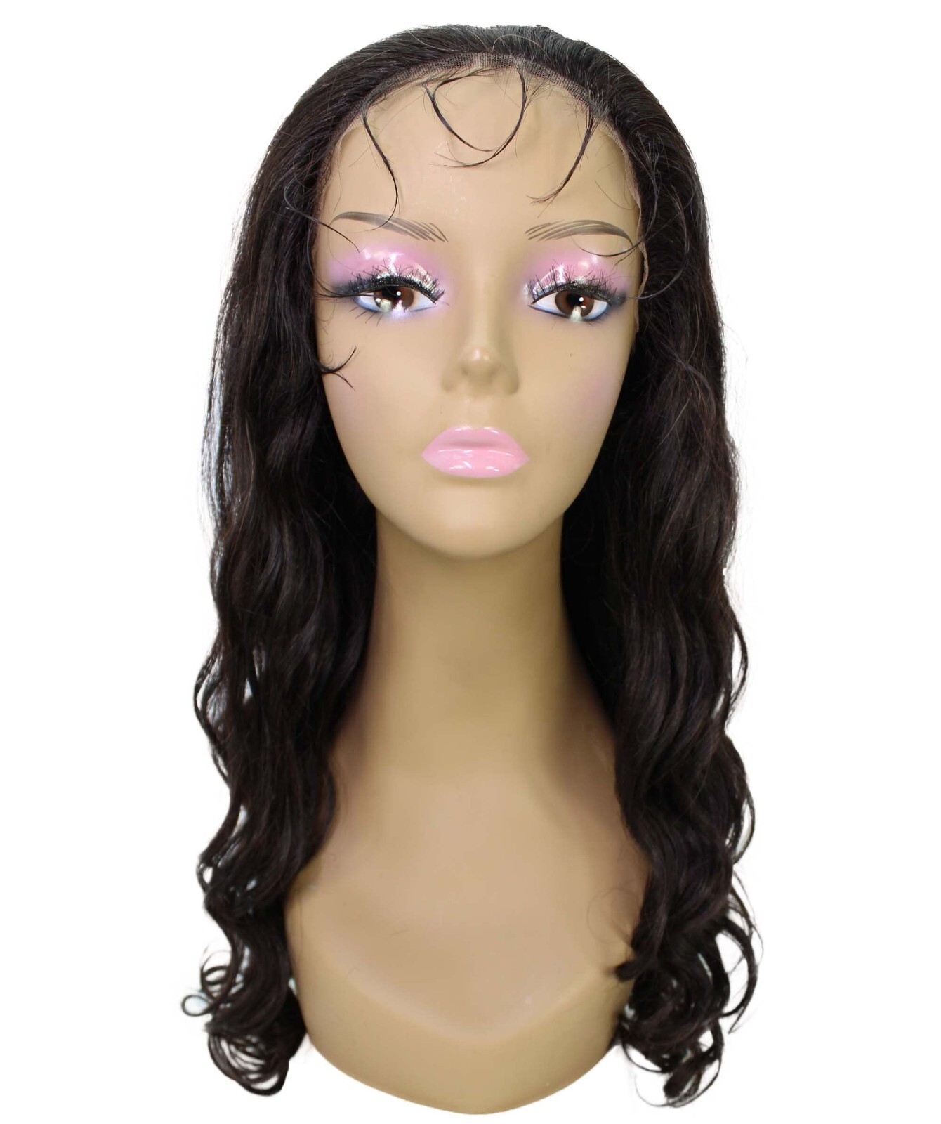 LUXLUXE Mandisa Wavy Layer Lace Front Human Hair Wig,13×6 hd Lace,BLH-0001