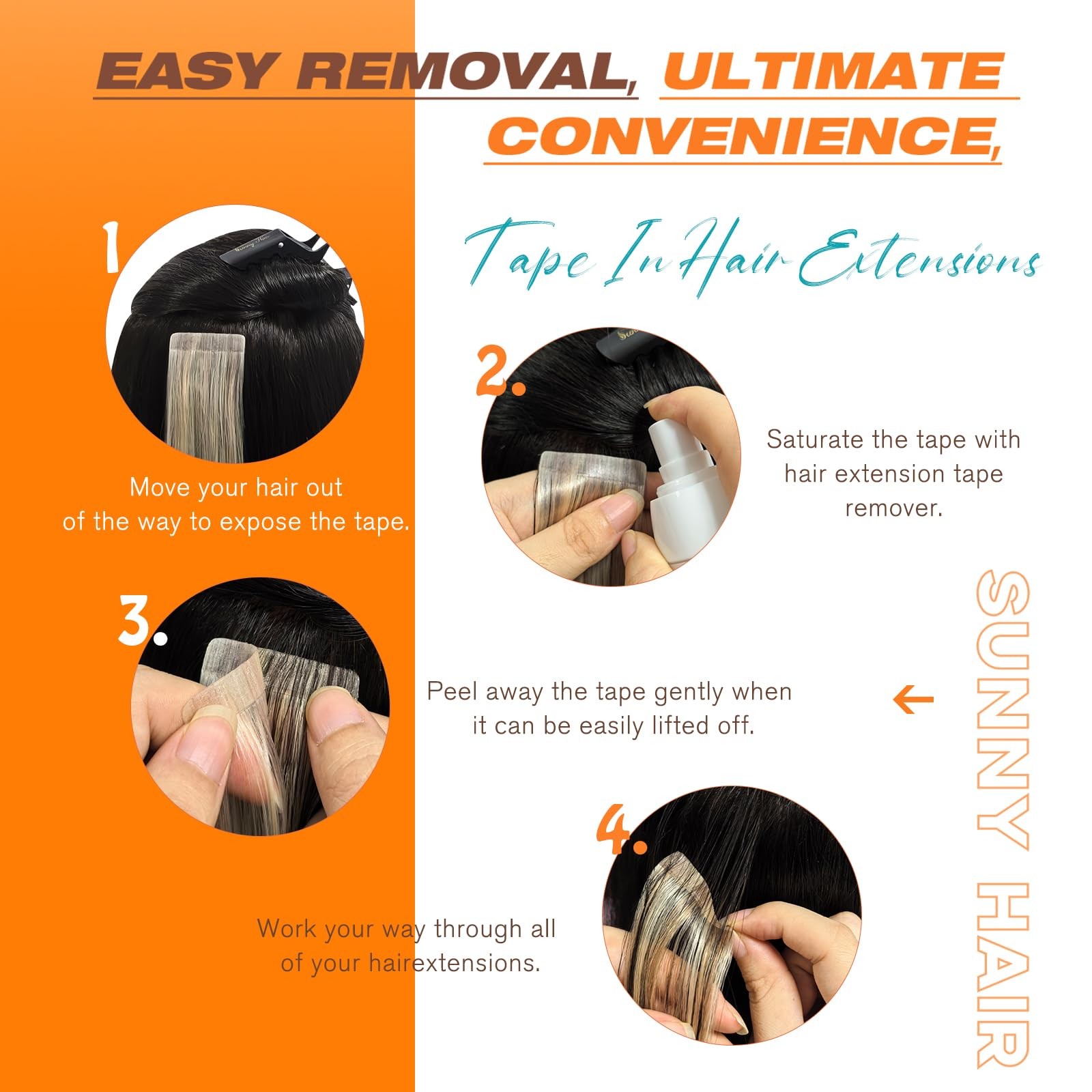 Tape in Hair Extensions 12 Inch 20g Brown Balayage Blonde – Quick Installation