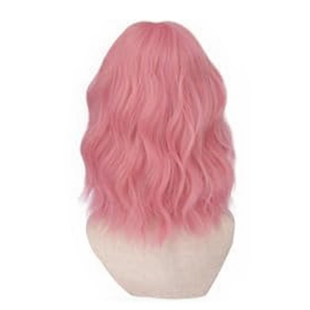 Synthetic Fiber Wavy Bob For Wig with Bangs for Long Lasting Shape Retention
