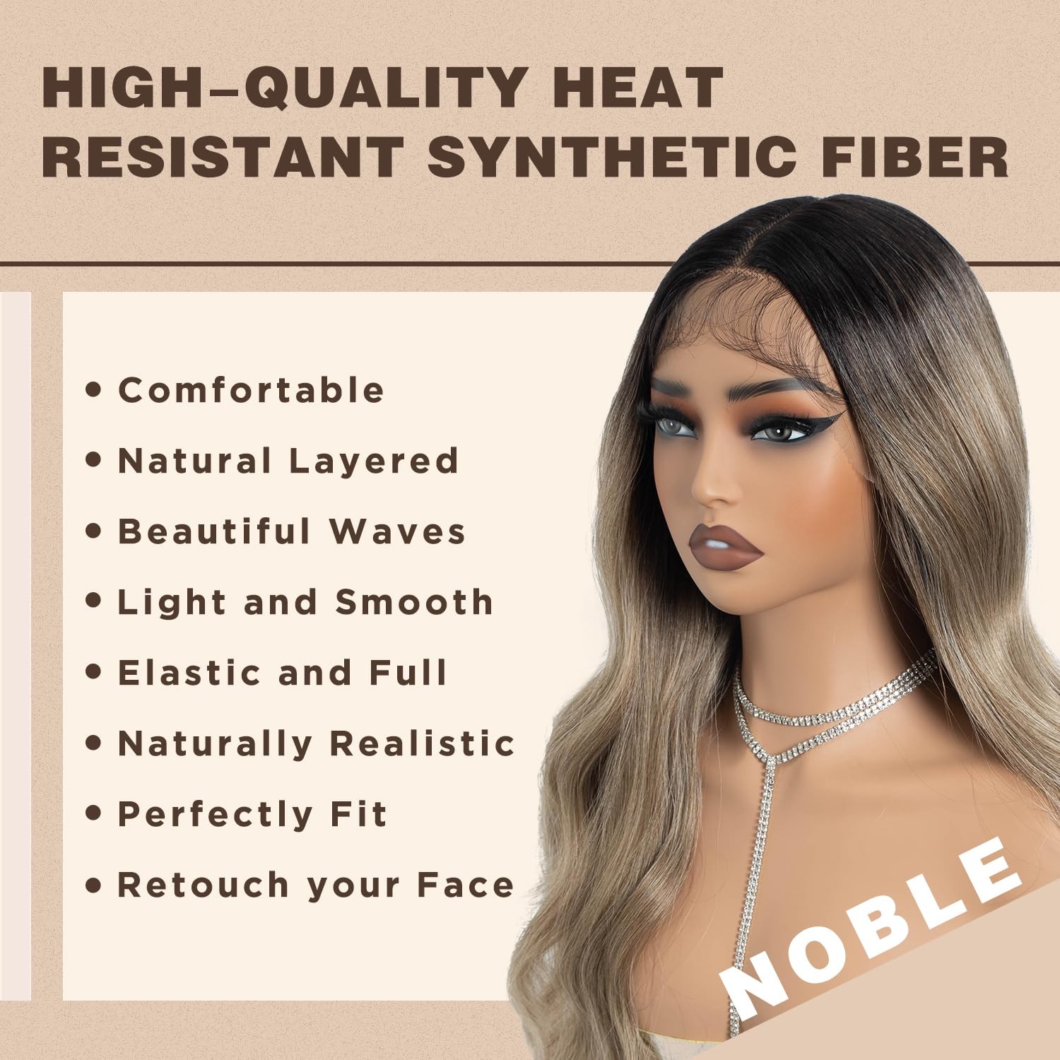 Long Wavy Wig for Women 28 Inch T-Part Lace Front Wigs with Baby Hair Natural…