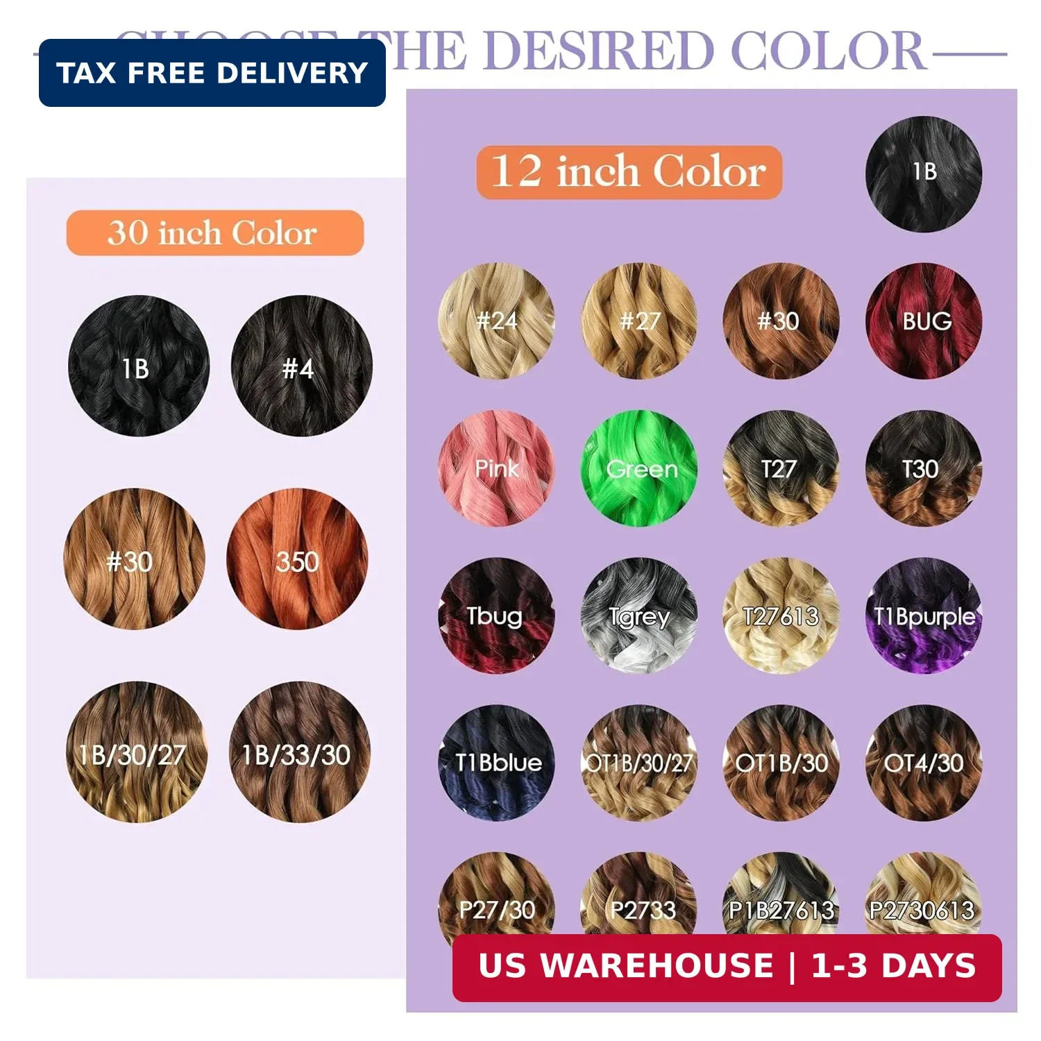 French Curl Braiding Hair 12 Inch 8 Packs Pre Stretched Hair For Black Women 50g