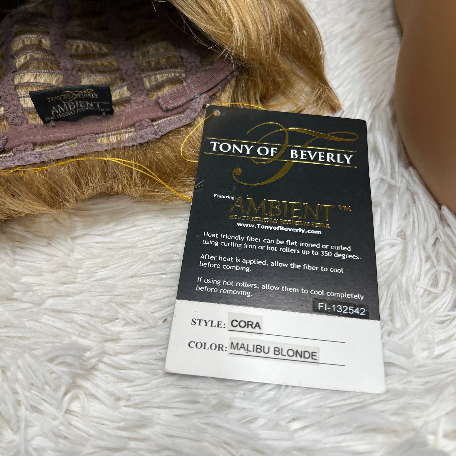 TONY OF BEVERLY AMBIENT WIG CORA MALIBU BLONDE
