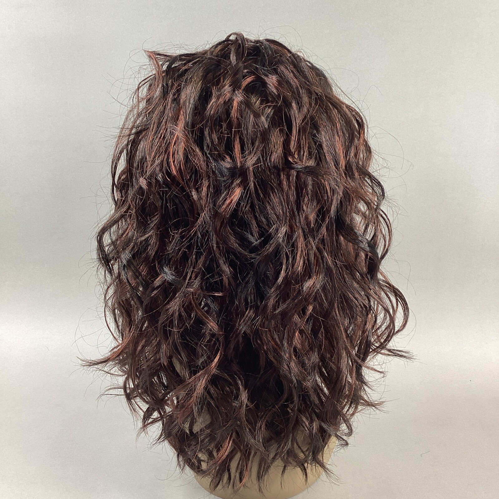 Jewelry Wavy #S1B/350 Off Black Copper Synthetic Quick Weave Wig
