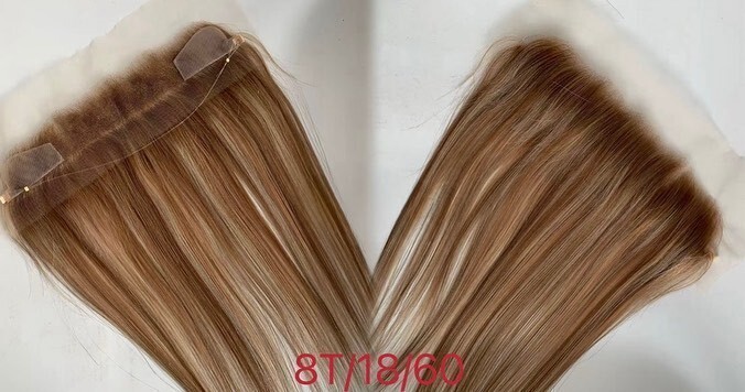 16″ 12×2″ HD Lace 100% Human Hair Hairpieces For Bald Hairline Multi Colors