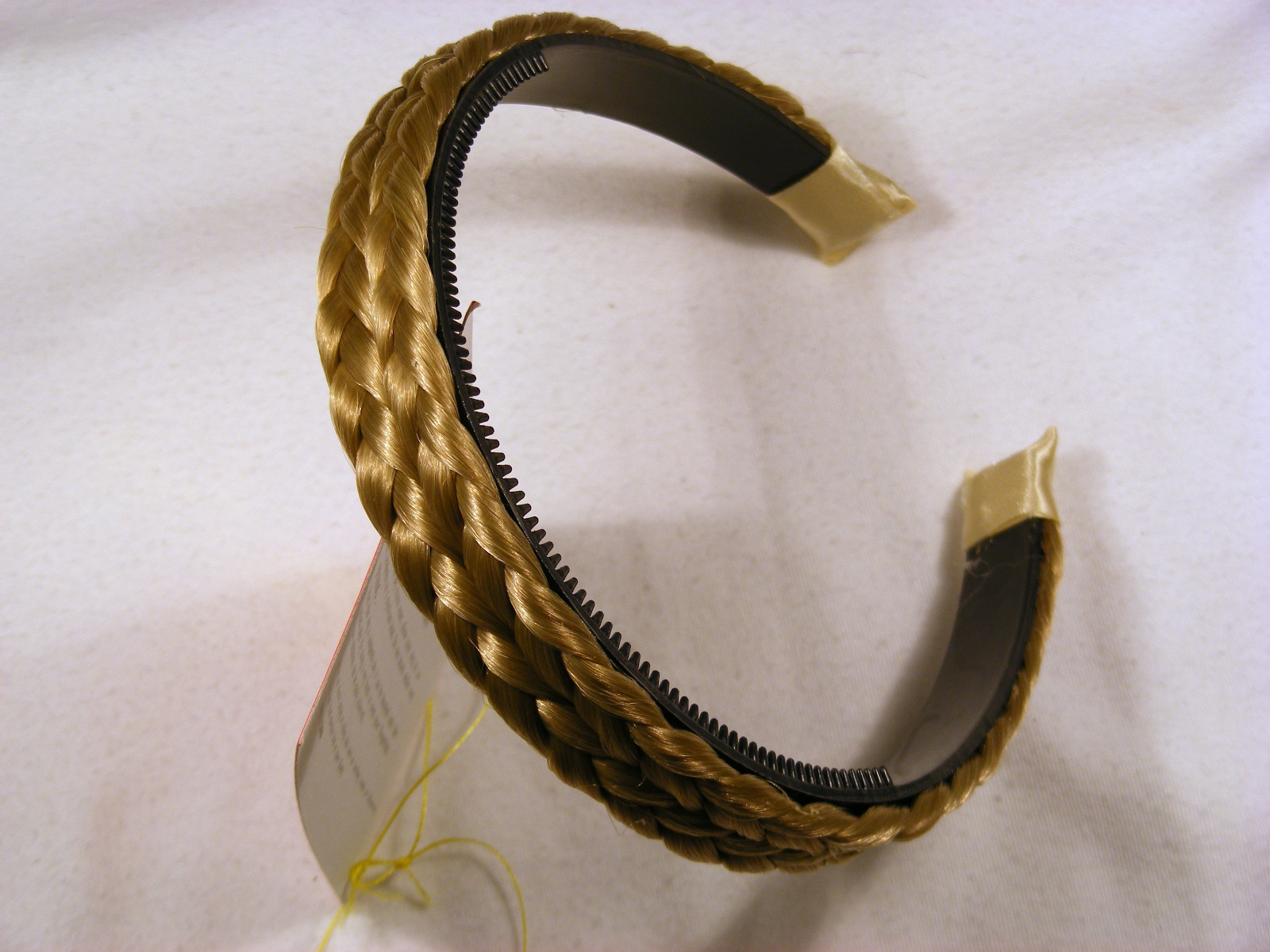Headband Double Braided Hair– Plastic– 3/4″ Wide –Shades of Blonde