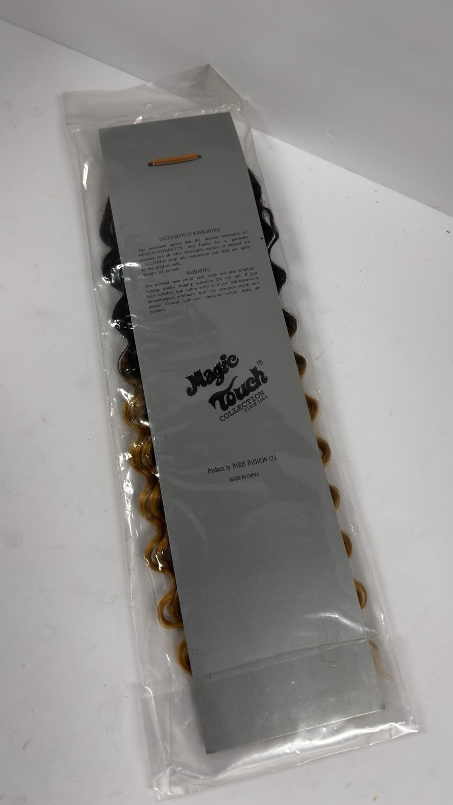 🆕 Magic Touch H-120 Human Hair 12″/14″ T1B-144 Ombre Black Blonde Weave New