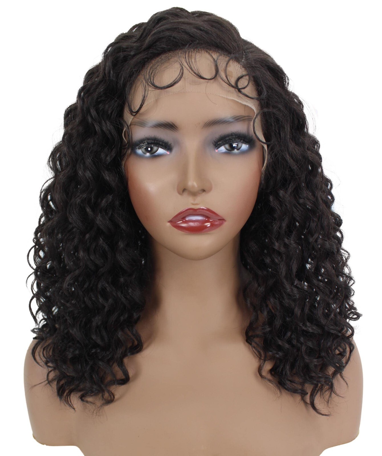 LUXLUXE Nadia 14.5” Side-parted Lace Front Medium Length Multicolor Wig
