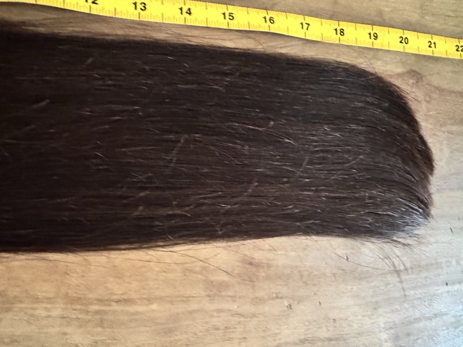 1594 Natural Human Hair Ponytail Straight Real Hair 21 Inch 65 G