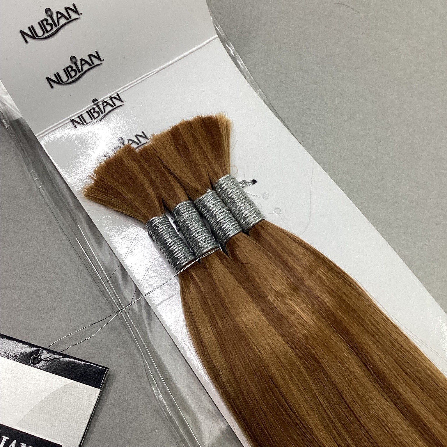NUBIAN Premium Human Hair Yaky Bulk 16-18 P27-30 Hair Extensions