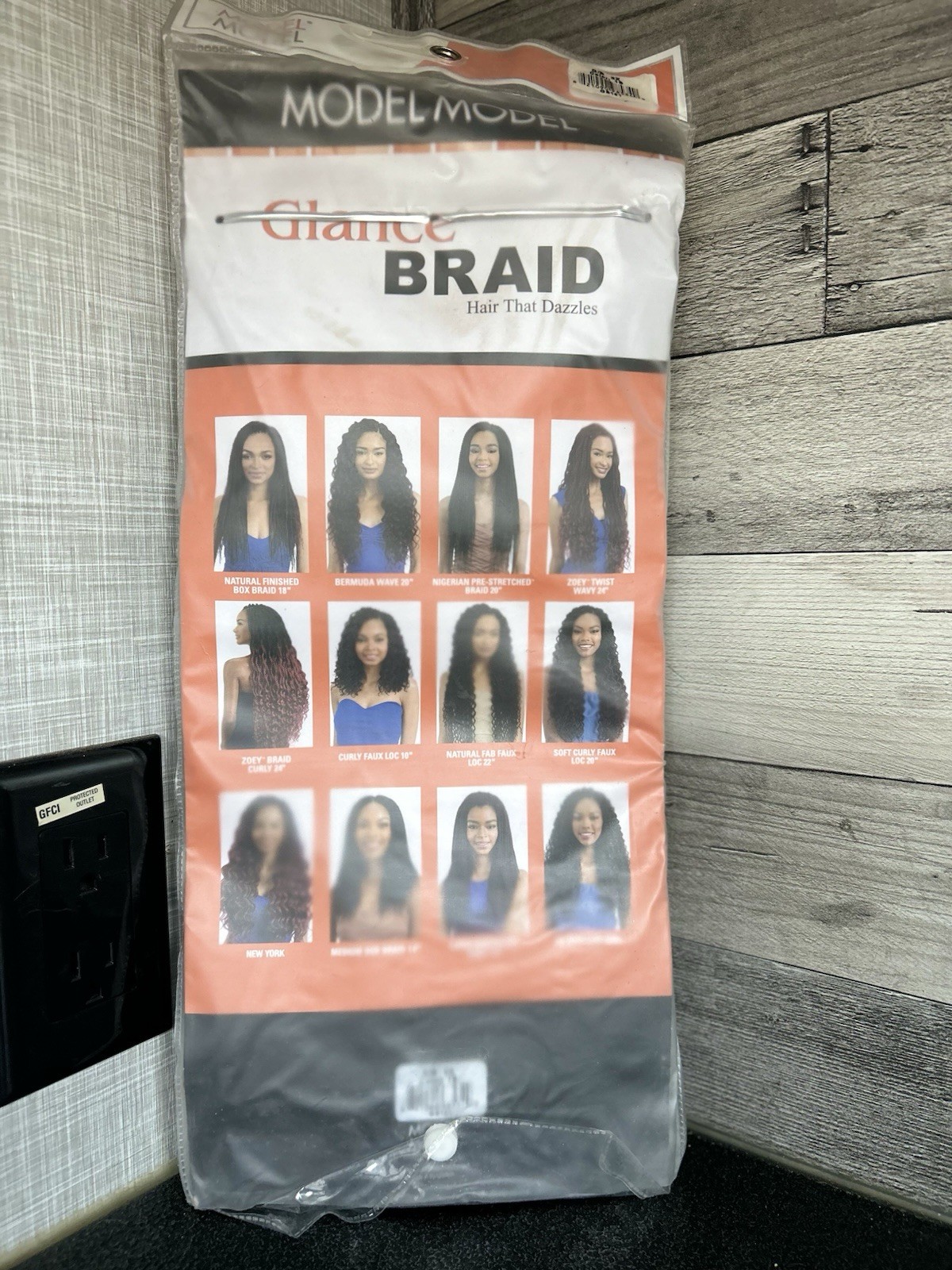 Hair Extensions, Lot Of 3, NuLocs 14”, Kinky Twist 12”, X-Preston 36” New In PAC