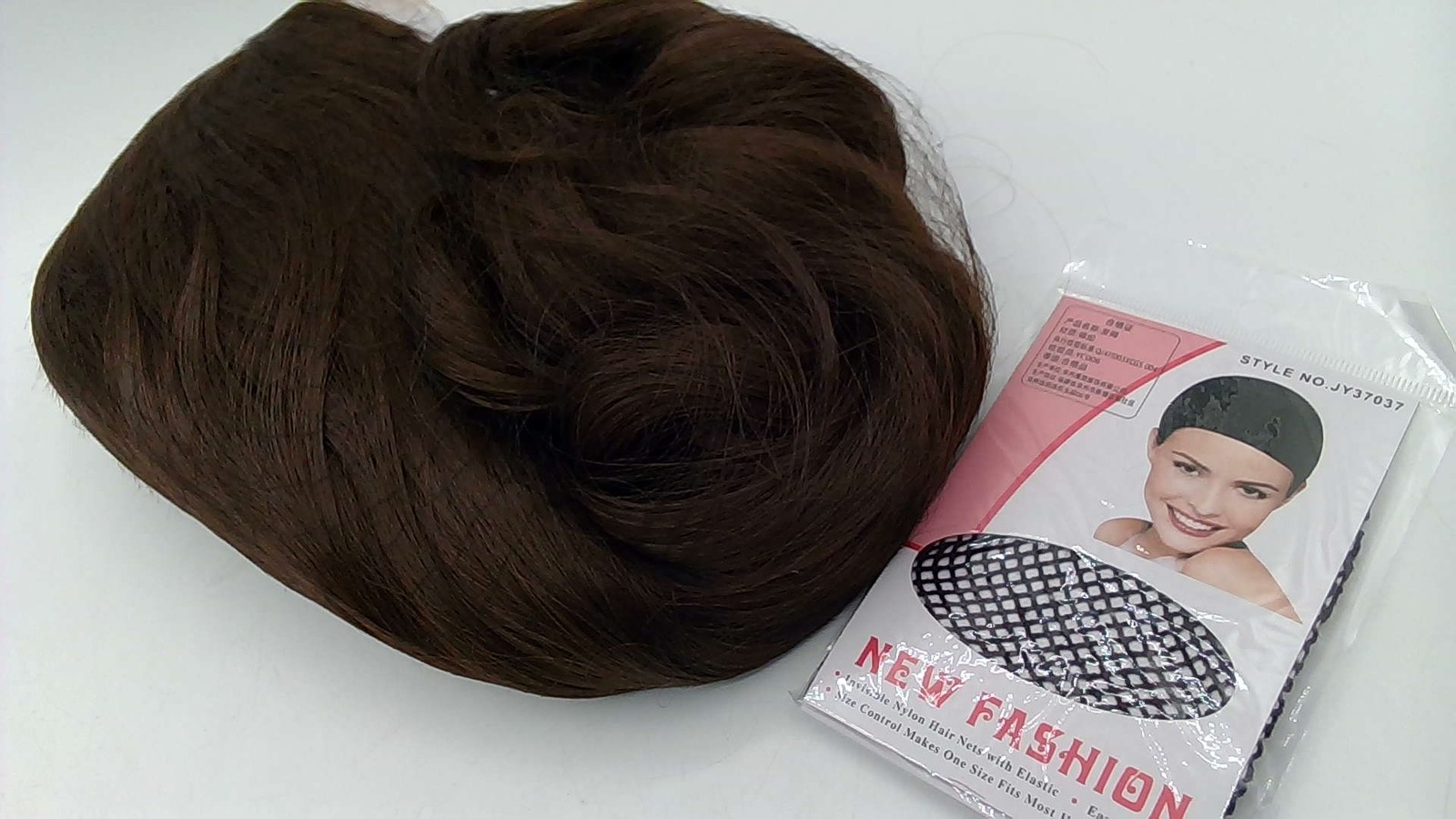 21.65in Black High Temperature Fiber Hair Wigs With Bangs For Women 100% Density