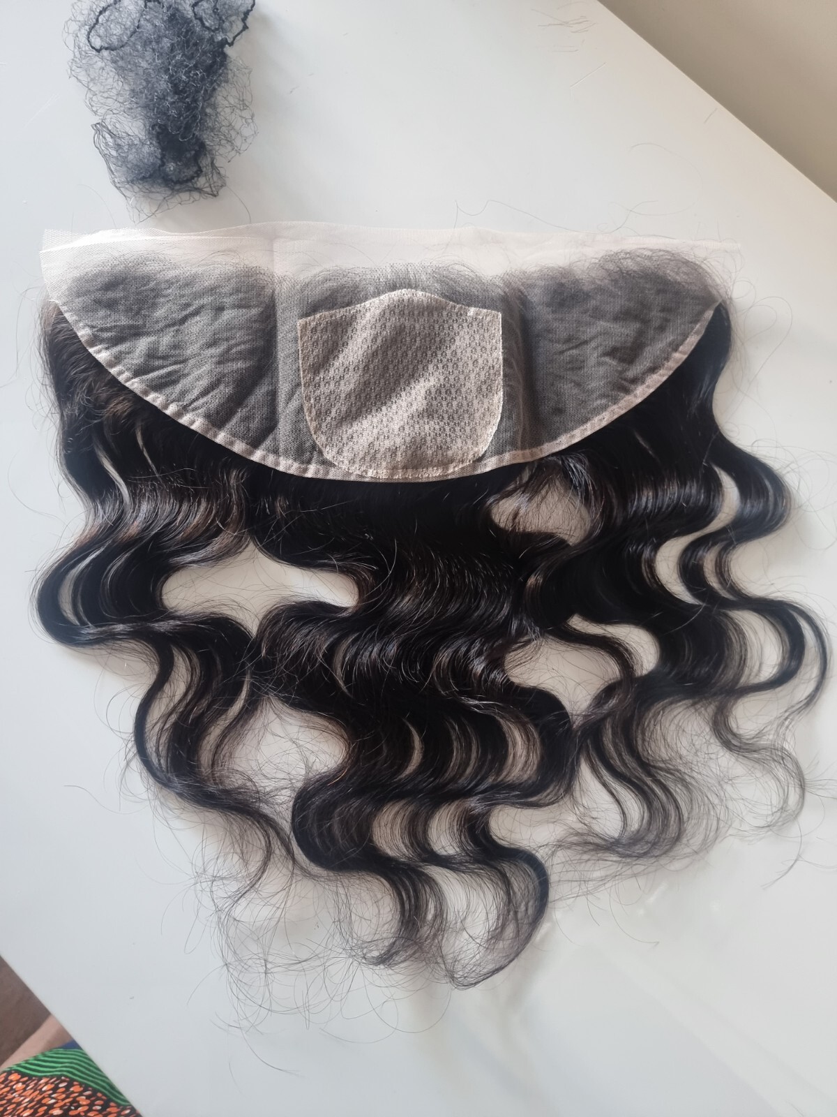 16INCH 13X4 SILK BASE LACE FRONTAL BRAZILIAN VIRGIN HUMAN HAIR BODY WAVE 1B# 90g
