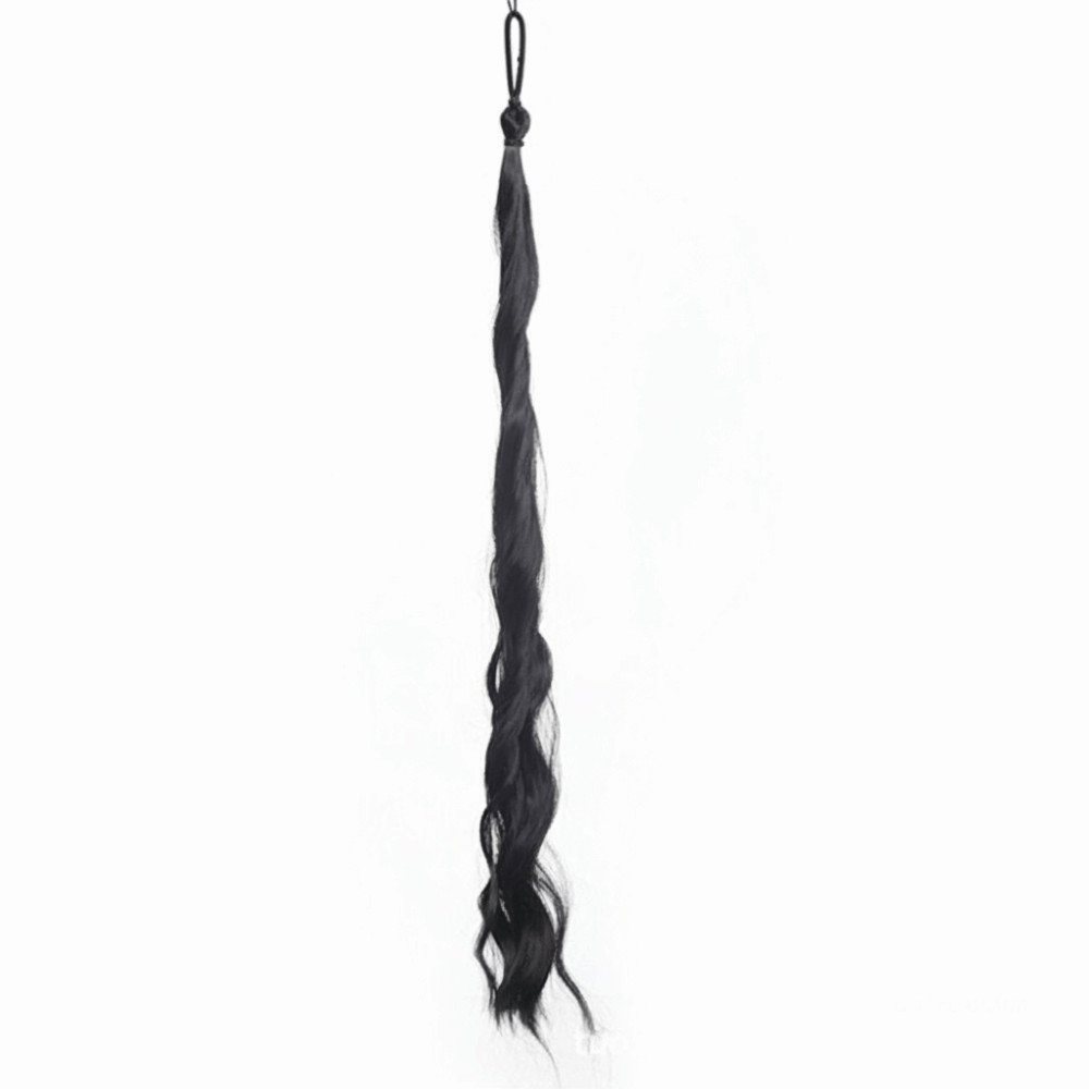 All-in- Messy Bun Ponytail Extensions Long Wavy Hair Bundle for Women