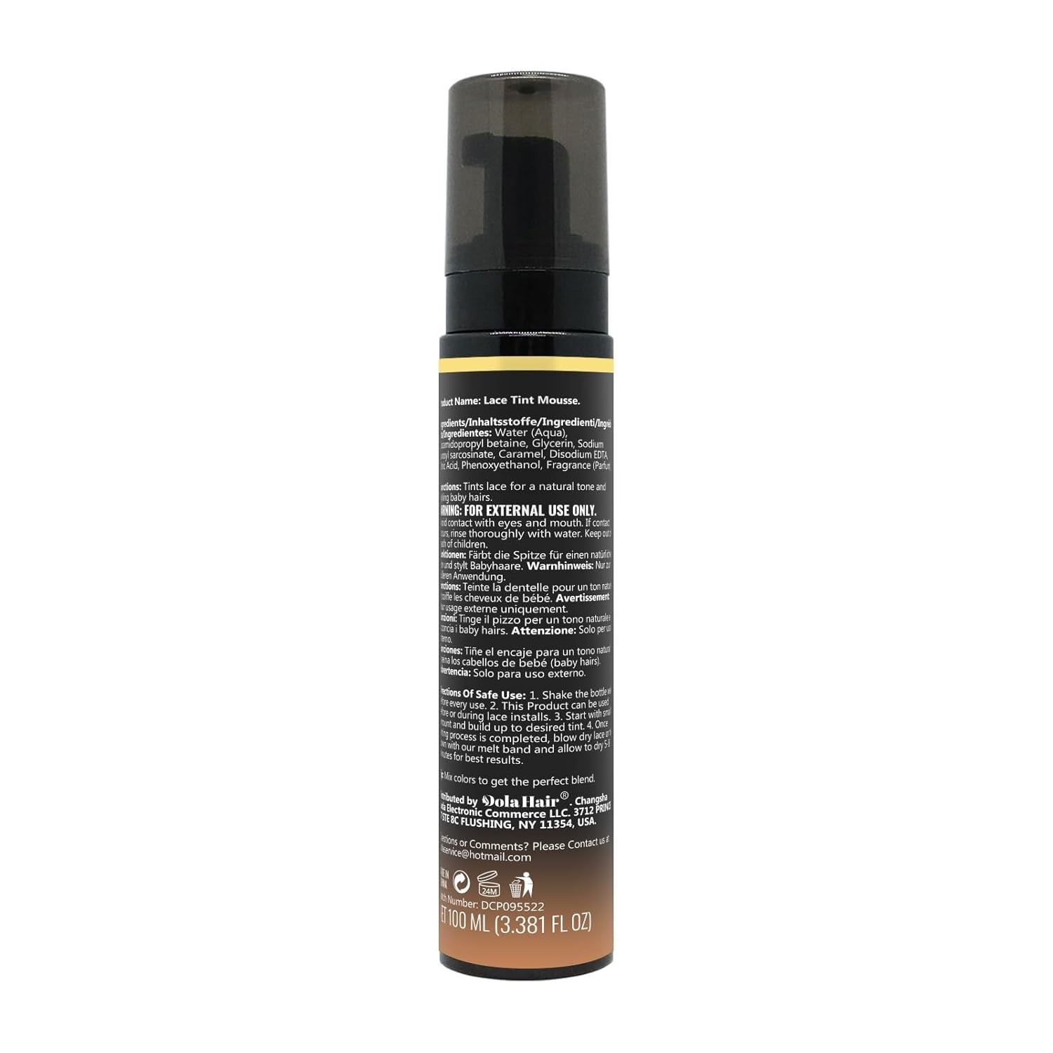 Wig Adhesive Kit Featuring Lace Tint Mousse, Waterproof Glue & Control Stick