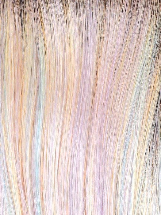 Rene of Paris Shane | Synthetic Lace Front Wig (Mono Part) Pastel Rainbow-R 🙏