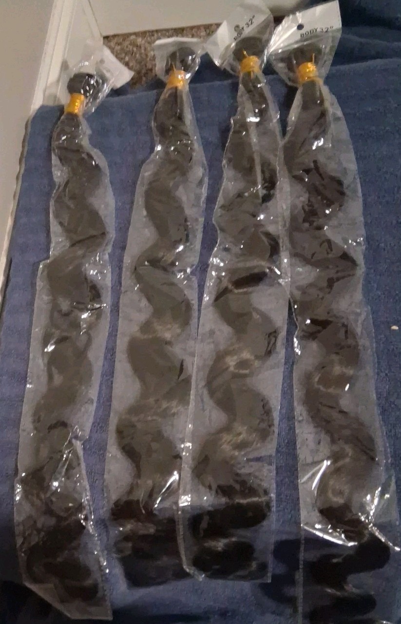 Human Hair Body Wave Extensions 32 Inch